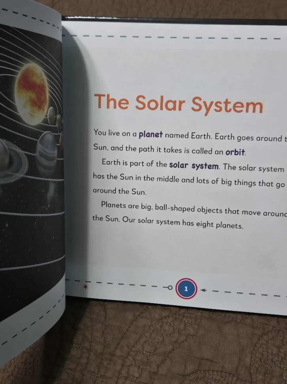 My First Book Of Planets Kids Book, All About The Solar System